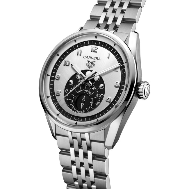 TAG HEUER CARRERA ASTRONOMER AUTOMATIC 39MM WATCH WBX2110.BA0044