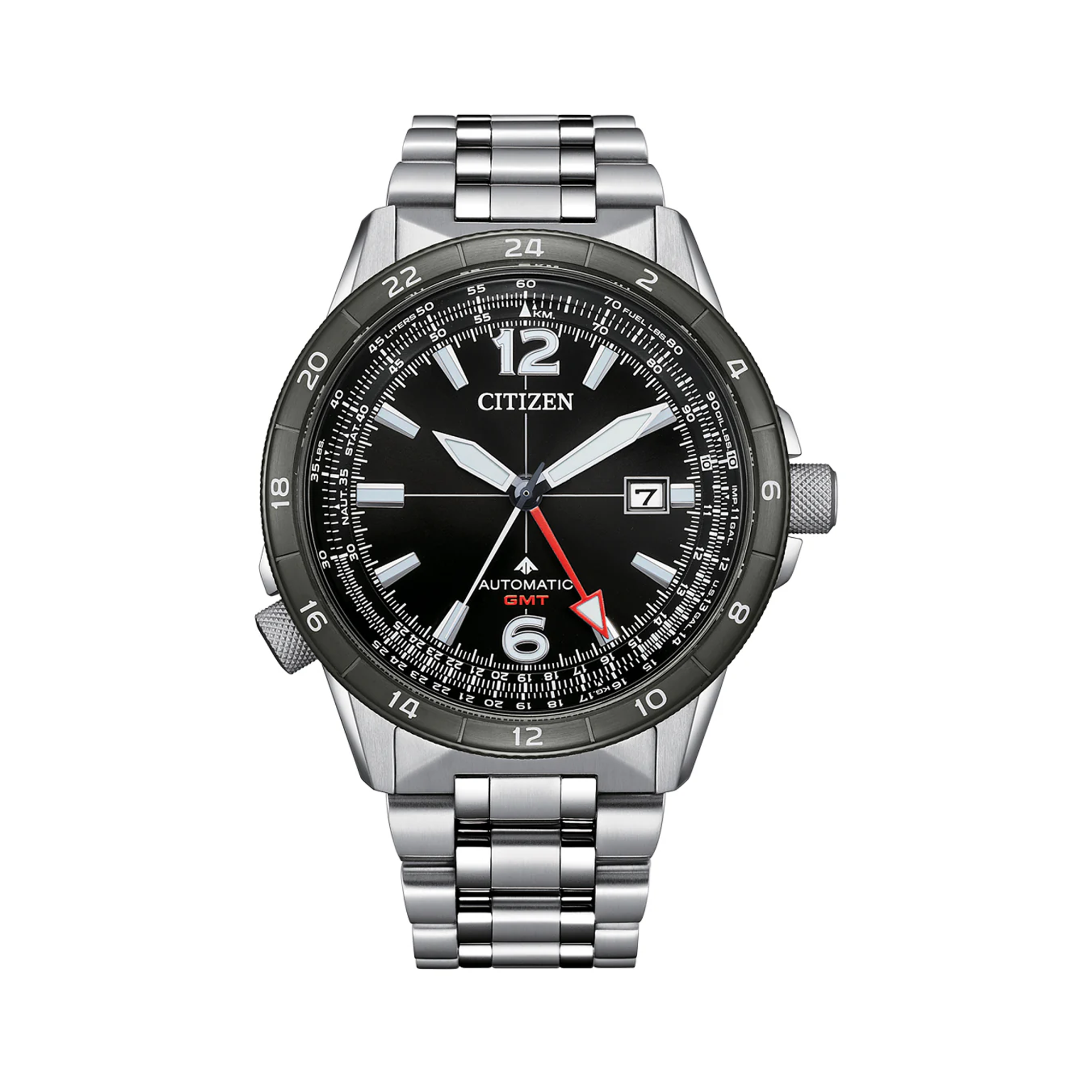 Citizen Men's Black Automatic GMT Watch NB6046-59E