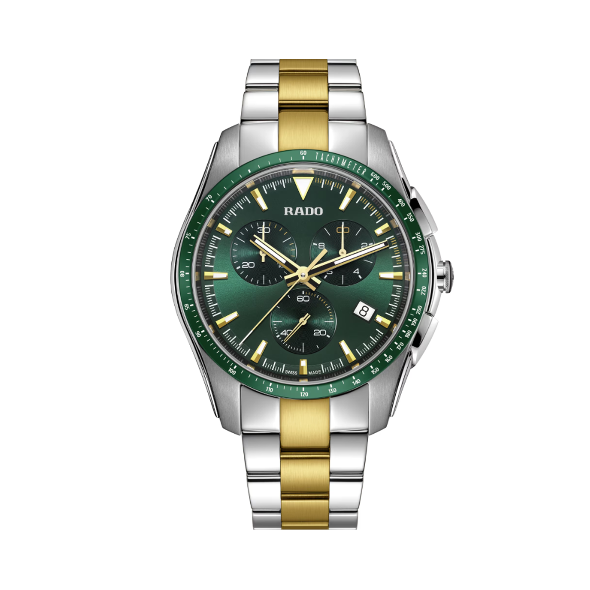 Rado Hyperchrome Men's 44.90mm Stainless Steel & Yellow IP Quartz Chronograph Watch R32 259 323