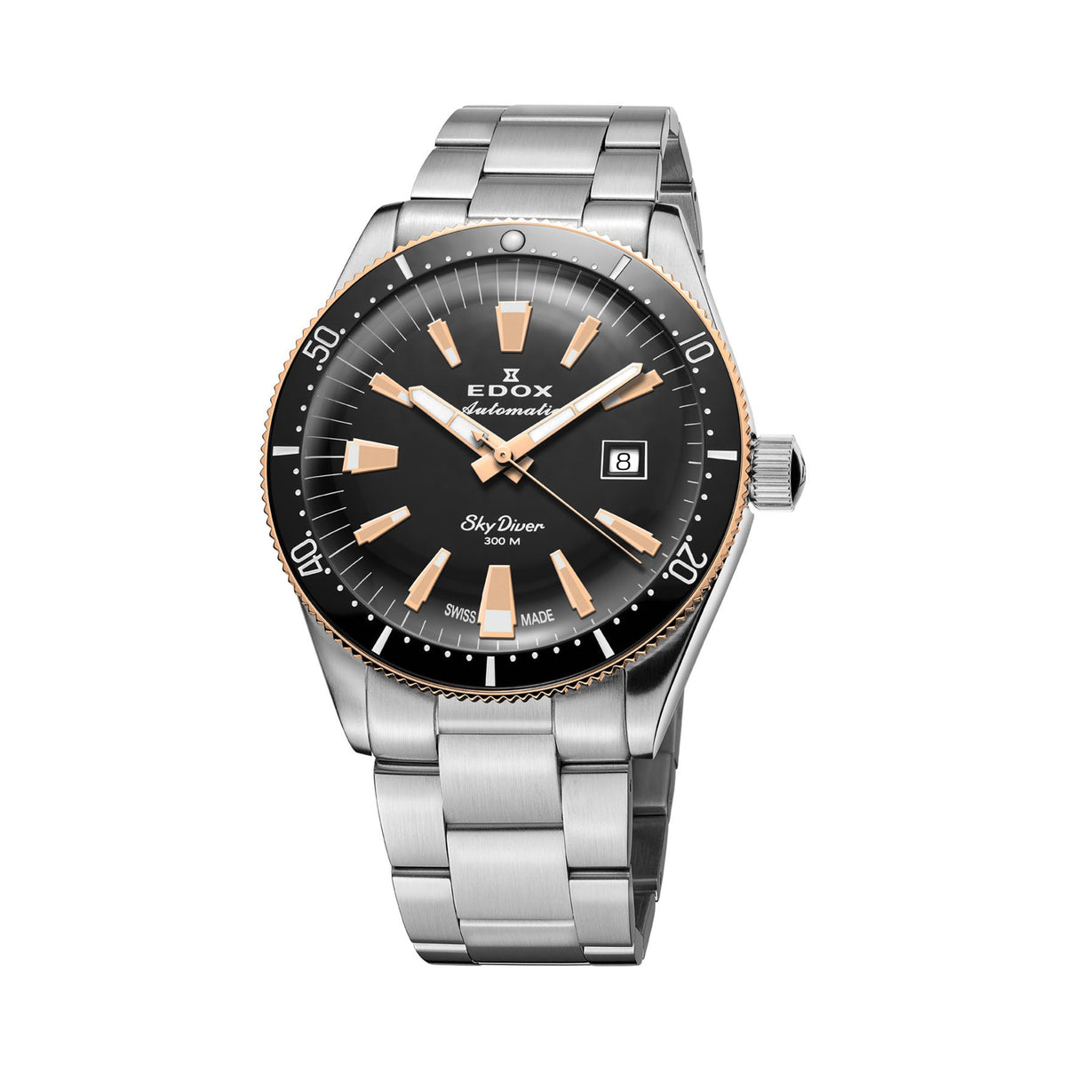 Edox Skydiver Automatic Men's Watch 42mm 80126357RNMNIRB