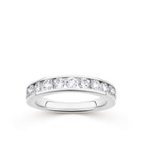 Everlasting 1.01ct TW Lab-Grown Diamond Channel Set Wedding Band in 18ct White Gold