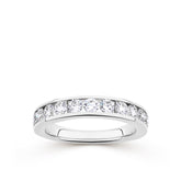 Everlasting 1.01ct TW Lab-Grown Diamond Channel Set Wedding Band in 18ct White Gold