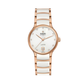 Rado Centrix Women's 35mm Automatic Ceramic & Rose PVD Watch R30 037 744