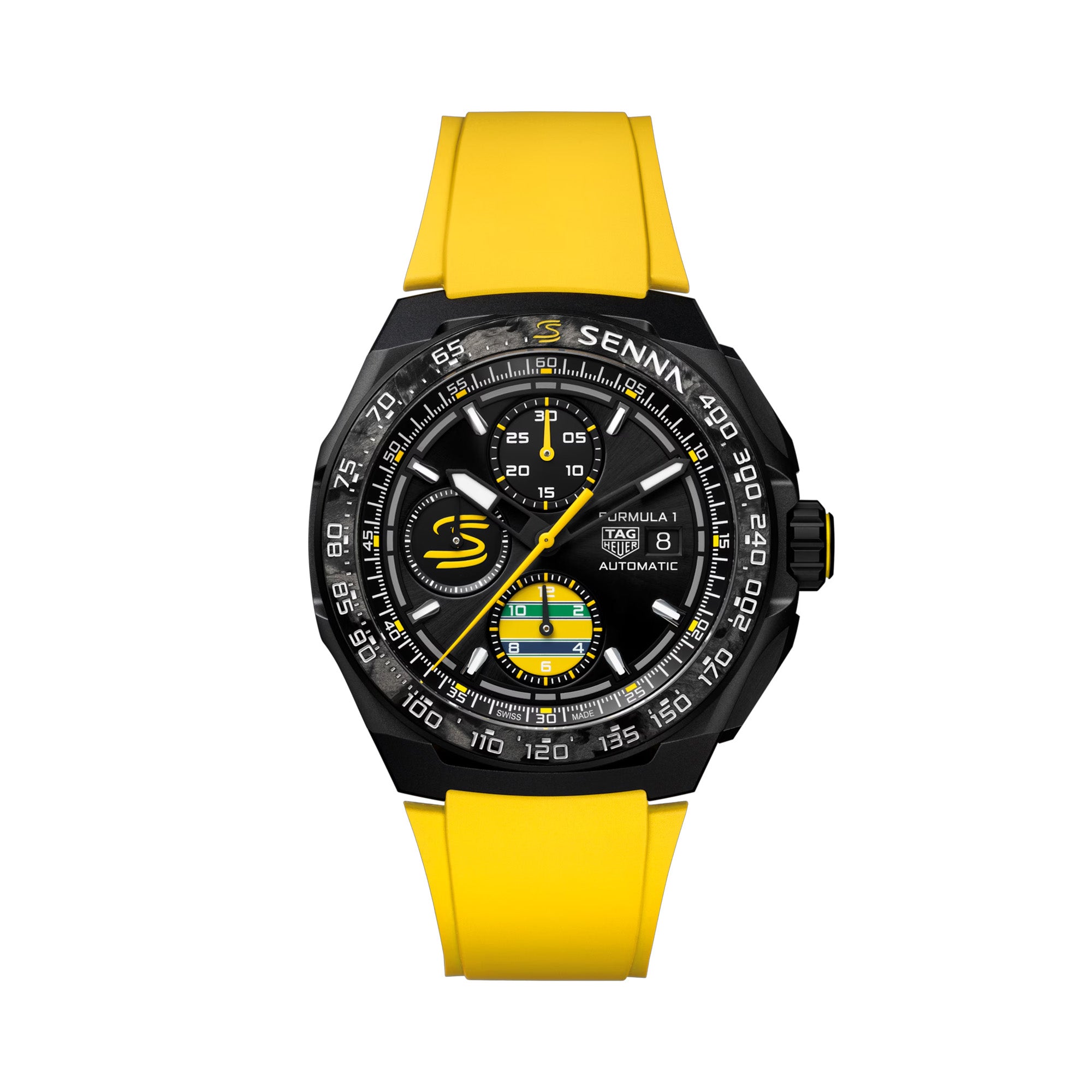TAG HEUER FORMULA 1 CHRONOGRAPH X SENNA 44MM WATCH CBZ2081.FT8092