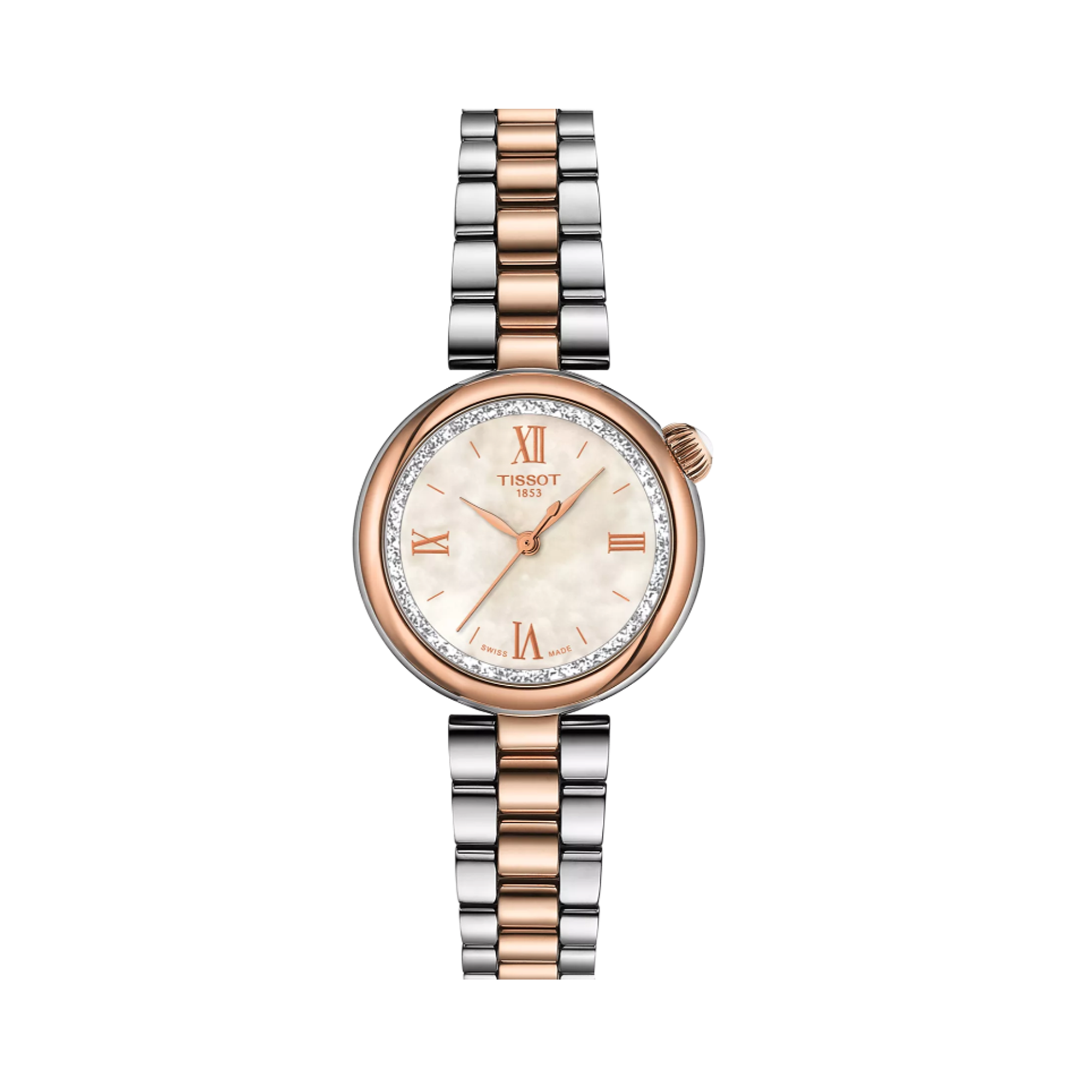 Tissot Women's Stainless Steel & Rose IP Quartz Watch T152.010.22.118.00