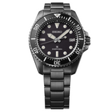 Seiko Prospex Men's 41mm Black and Steel Solar Watch SNE599P