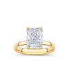 Everlasting 3.00ct TW Radiant Cut Lab-Grown Diamond Engagement Ring in 18ct Yellow Gold