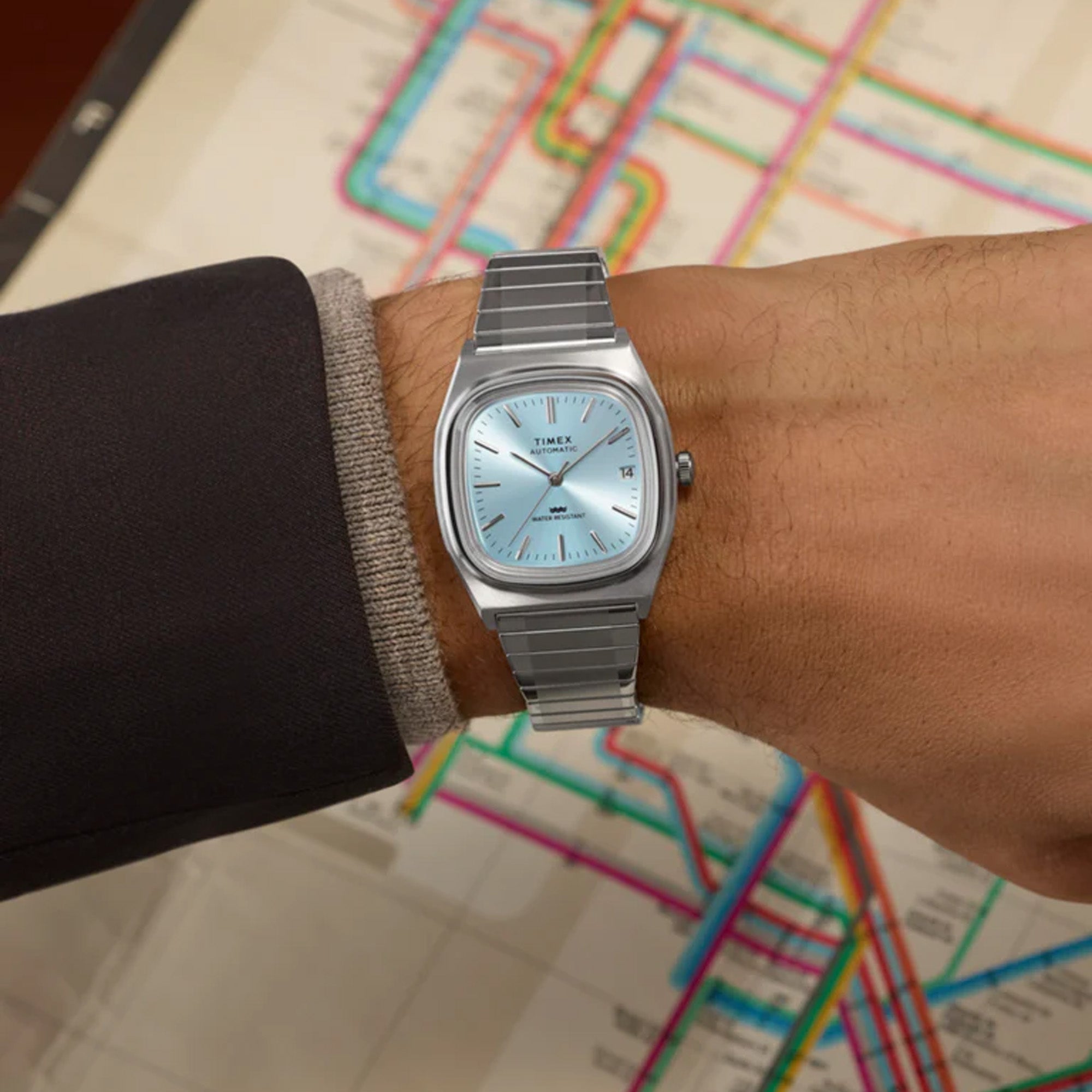 Timex E Line Automatic Women's 34mm Watch TW2Y66700