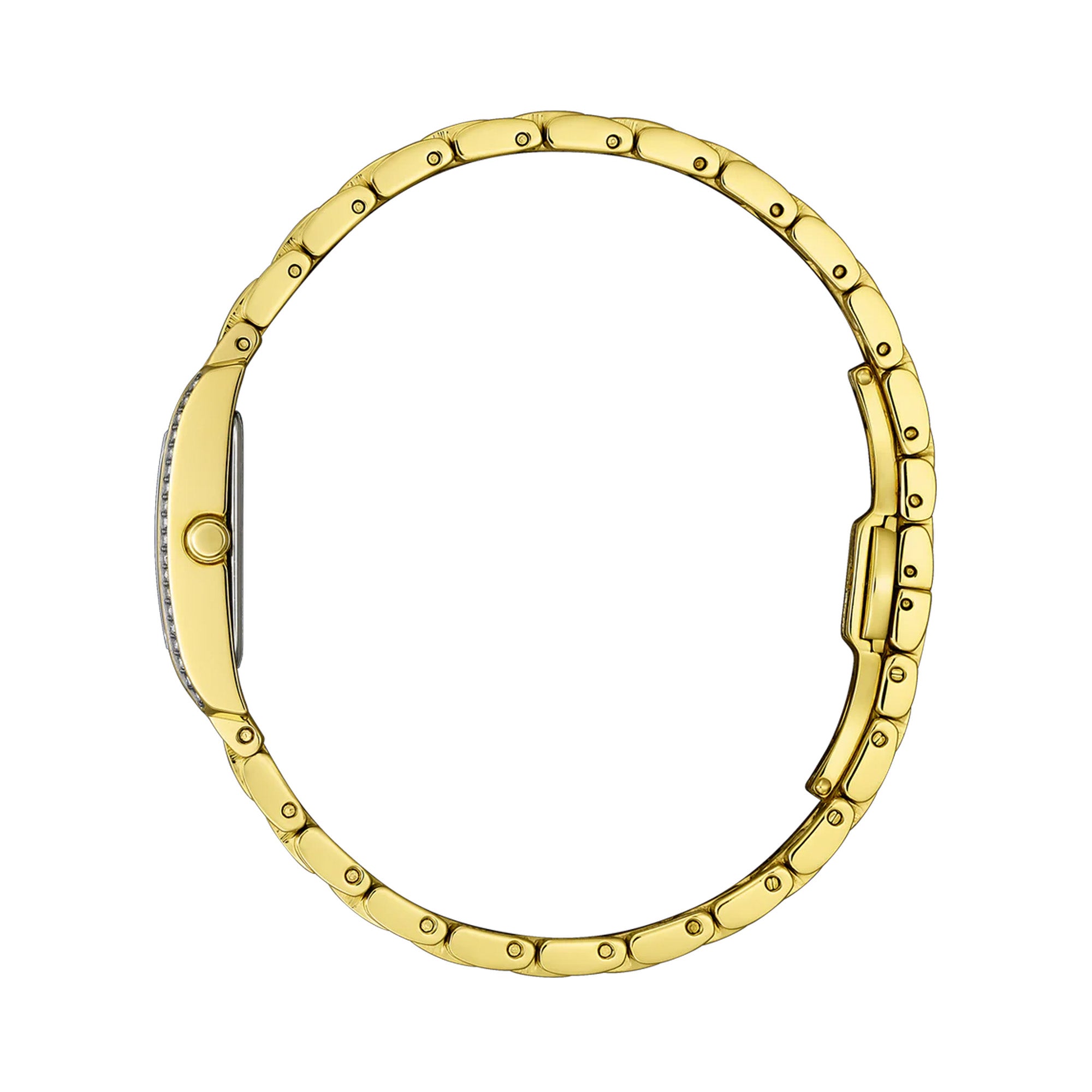 Gold Watch from a side profile