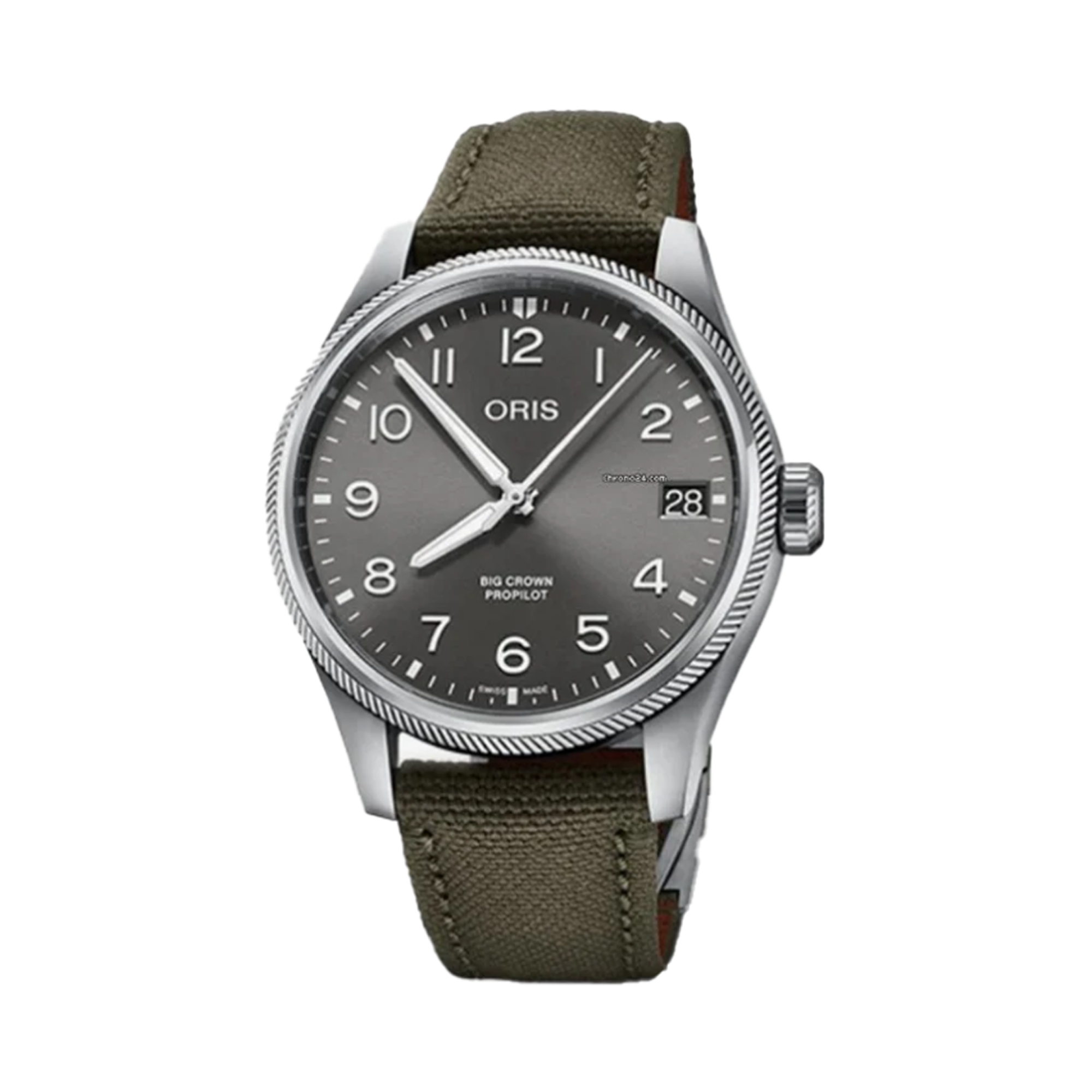 Oris Big Crown ProPilot Men's 41mm Stainless Steel Automatic Watch 751 7761 4063TS OLIV