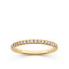 Everlasting 0.25ct TW Lab-Grown Diamond Channel Set Wedding Band in 18ct Yellow Gold