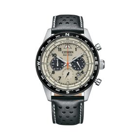Citizen Men's Beige Solar Chronograph Watch CA4559-13A