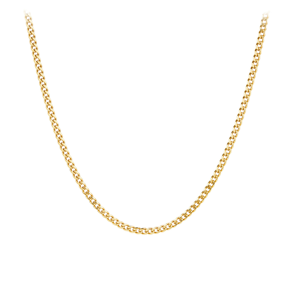 Curb Link Chain in 9ct Yellow Gold