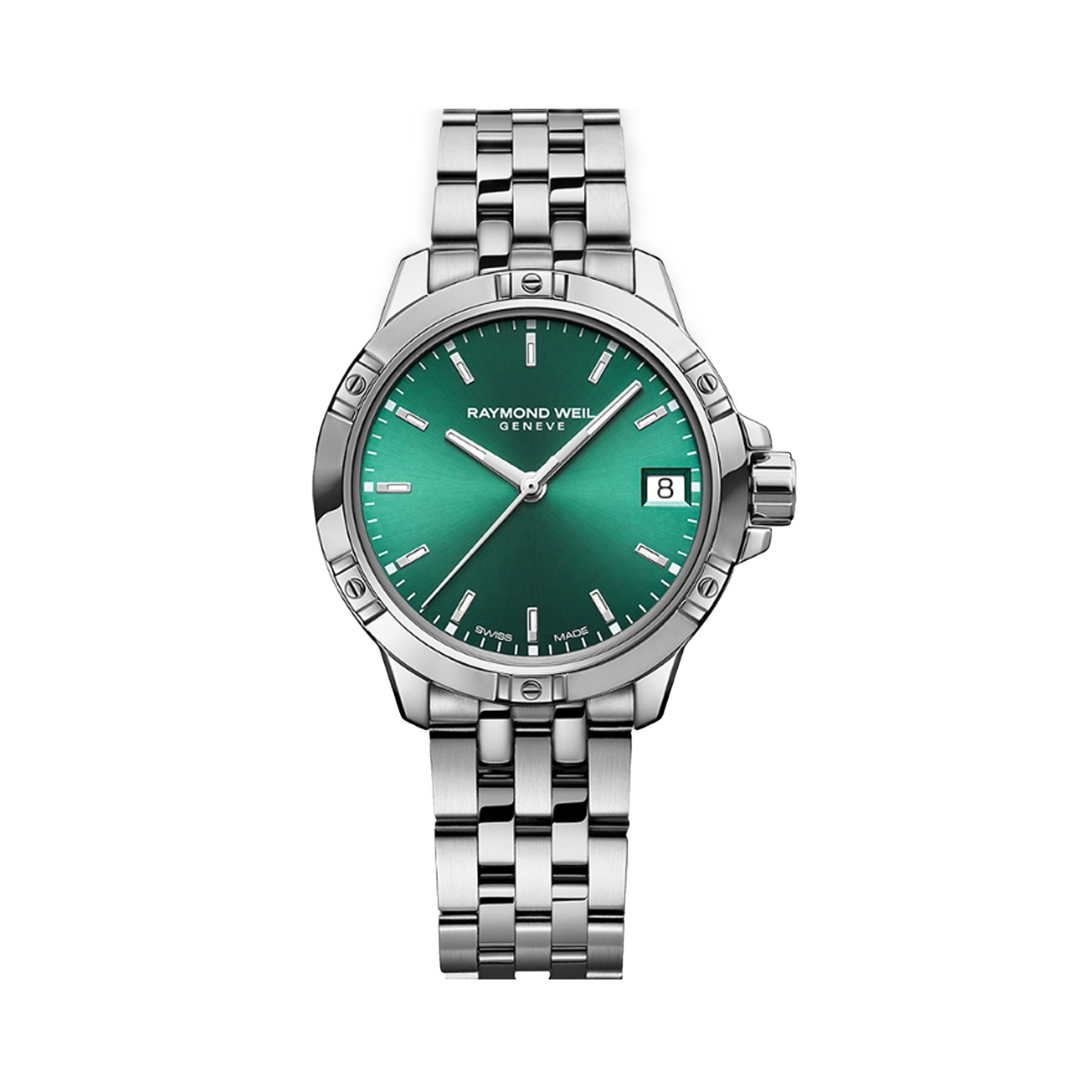 Raymond Weil Tango Women's 30mm Green Quartz Watch 5960-ST-52051
