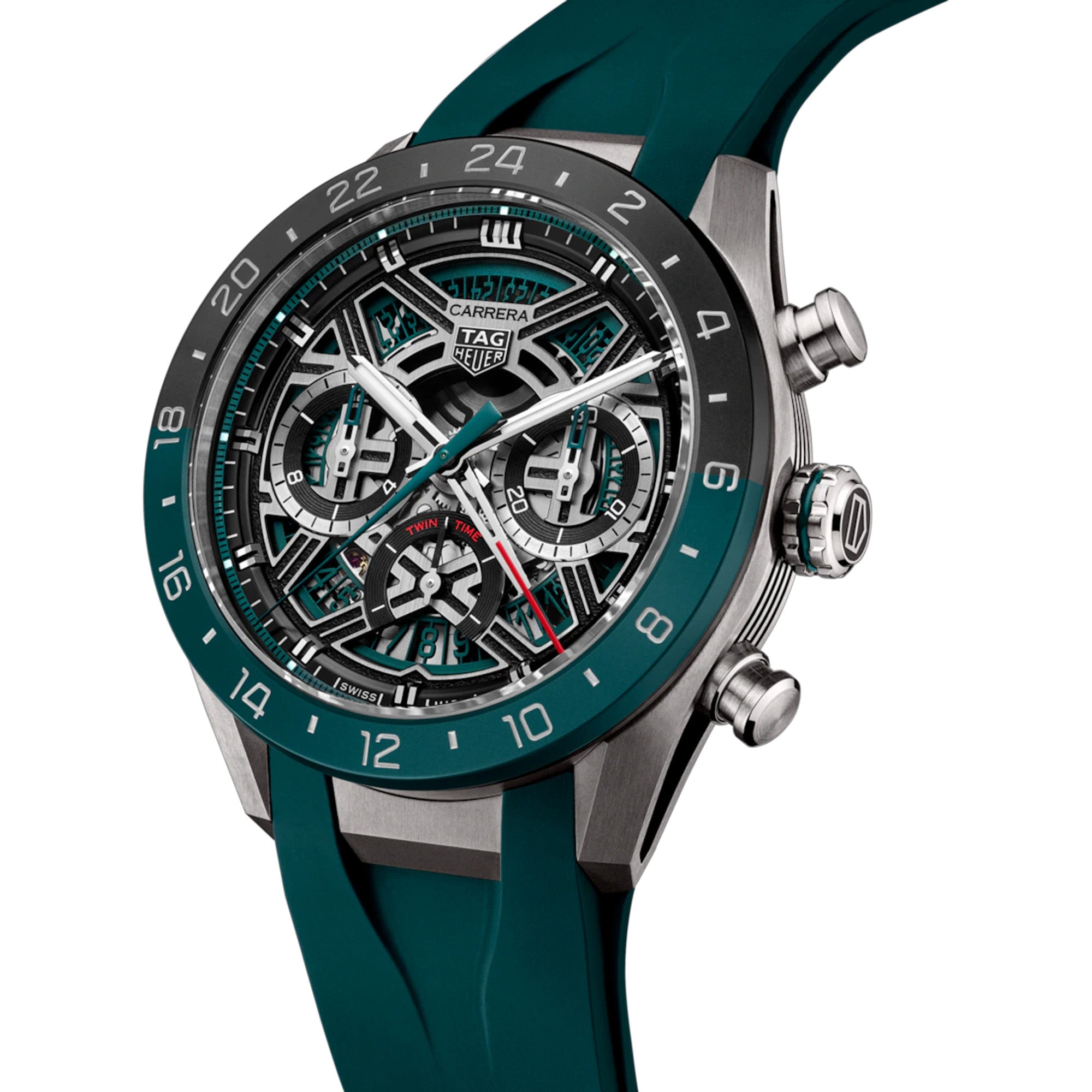 TAG HEUER CARRERA CHRONOGRAPH EXTREME SPORT TWIN-TIME 44MM WATCH CBU2084.FT6297