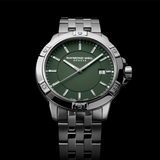 Raymond Weil Tango Men's 41mm Green Quartz Watch 8160-ST-52041
