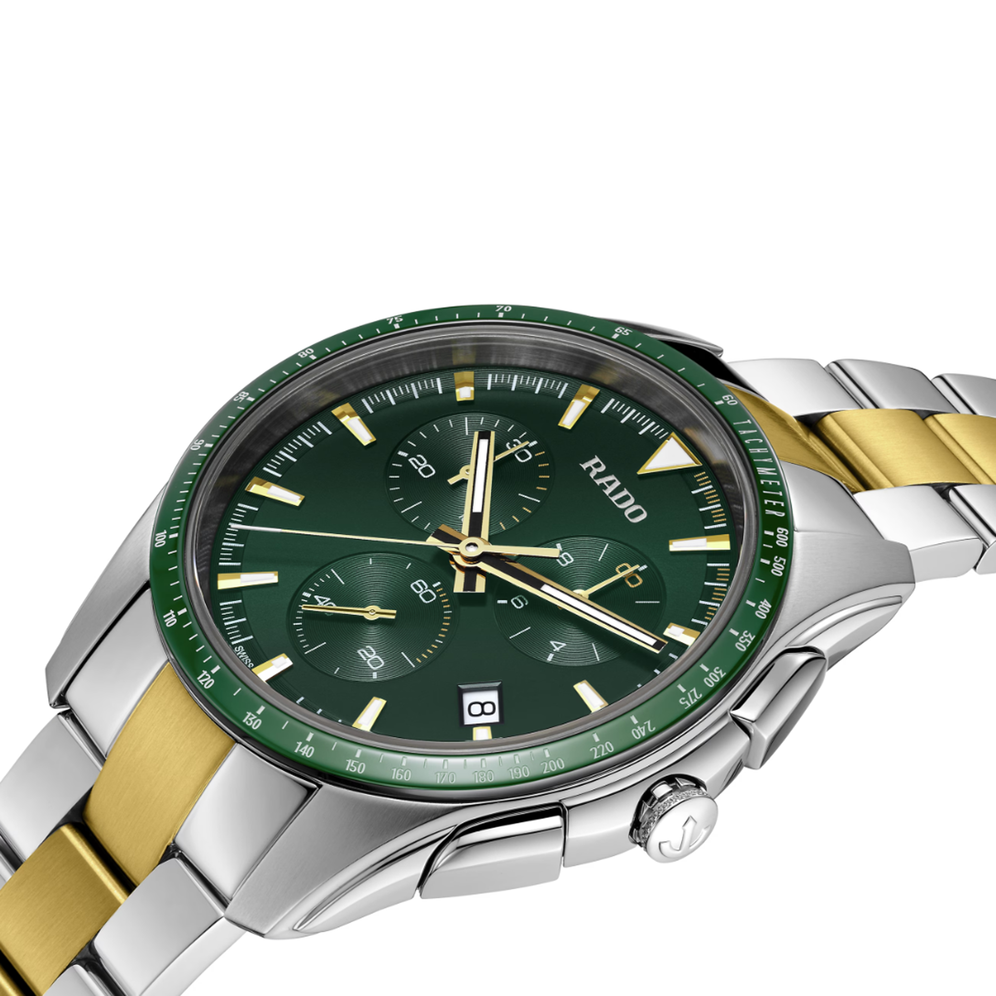 Rado Hyperchrome Men's 44.90mm Stainless Steel & Yellow IP Quartz Chronograph Watch R32 259 323