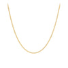 Diamond Cut Curb Link Chain in 9ct Yellow Gold