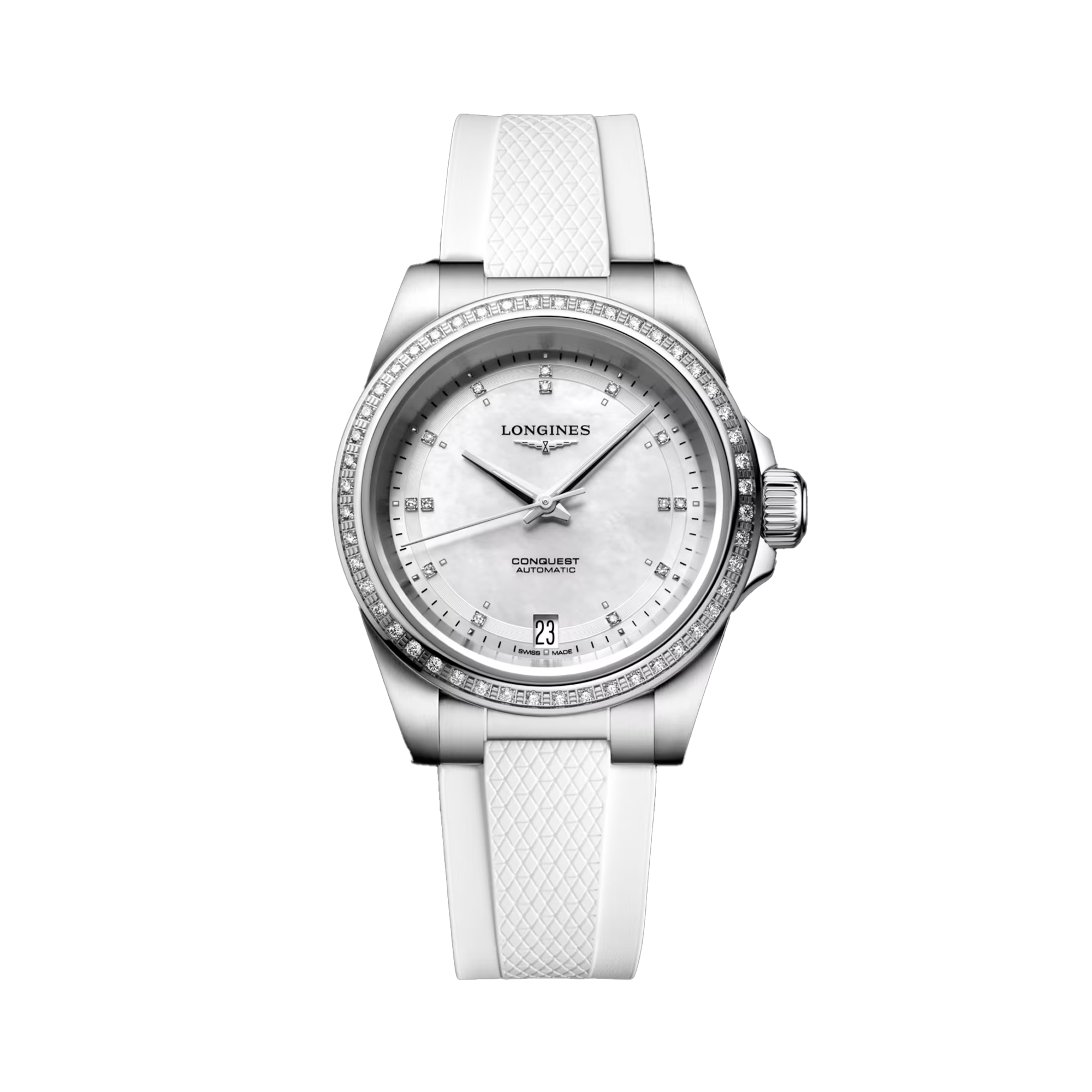 Longines Conquest Women's 34mm Stainless Steel Automatic Watch L3.430.0.87.9
