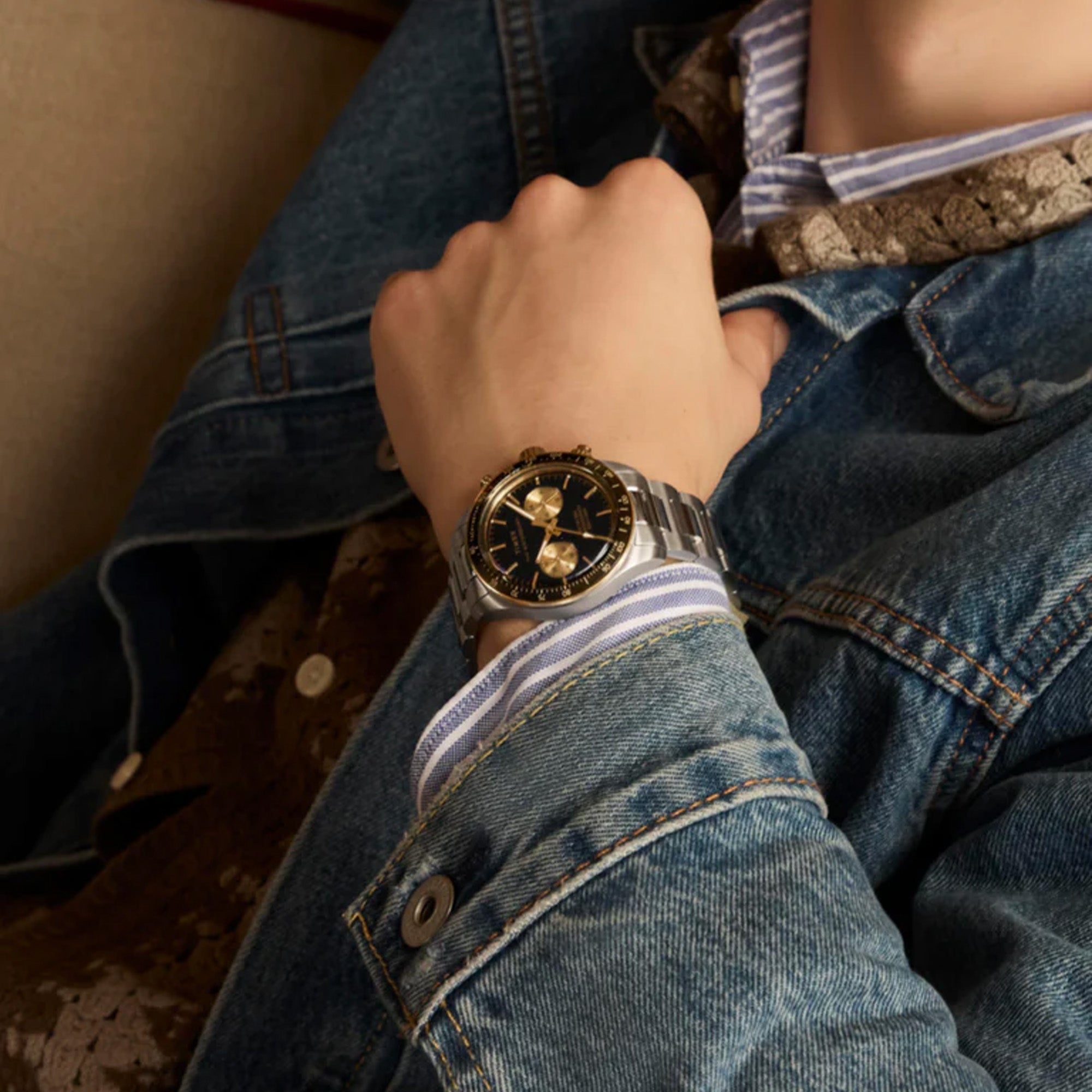 Timex Waterbury Heritage Quartz Chronograph Men's 39mm Watch TW2Y24000