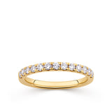 Everlasting 0.50ct TW Lab-Grown Diamond Channel Set Wedding Band in 18ct Yellow Gold