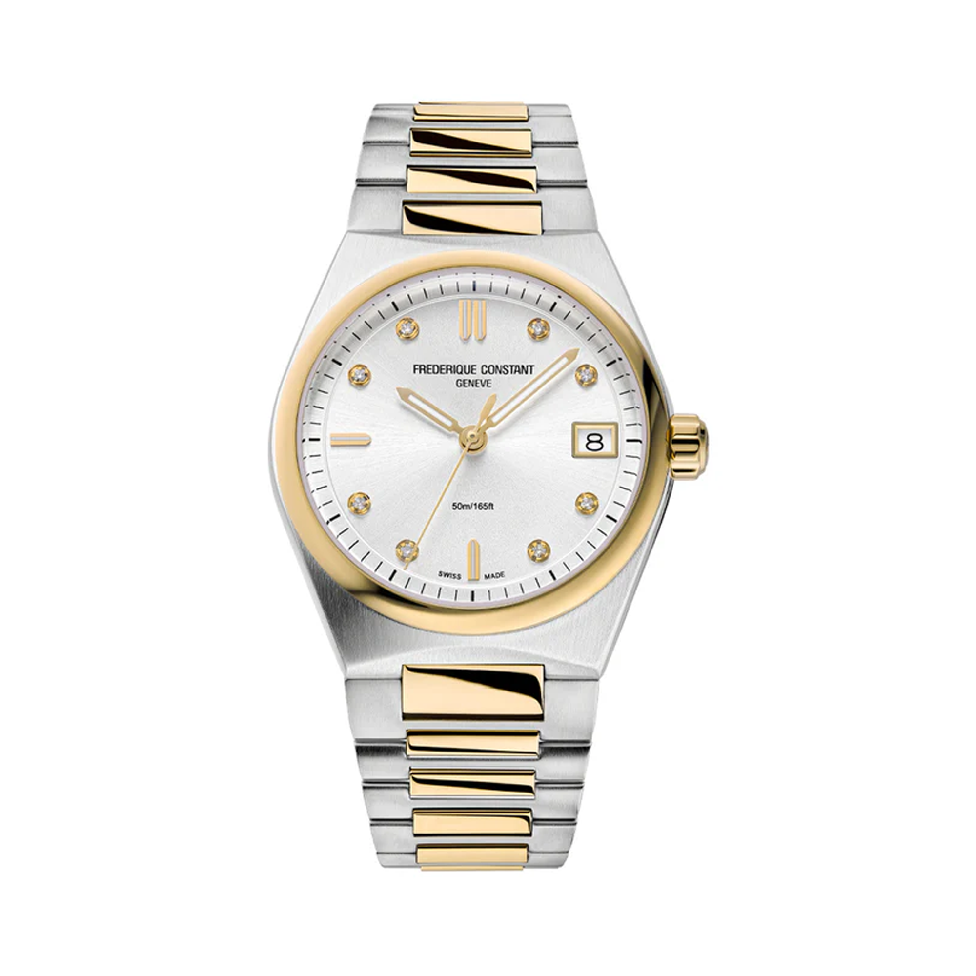 Frederique Constant Highlife Women's 31mm Quartz Stainless Steel & Yellow IP Watch FC-240VD2NH3B