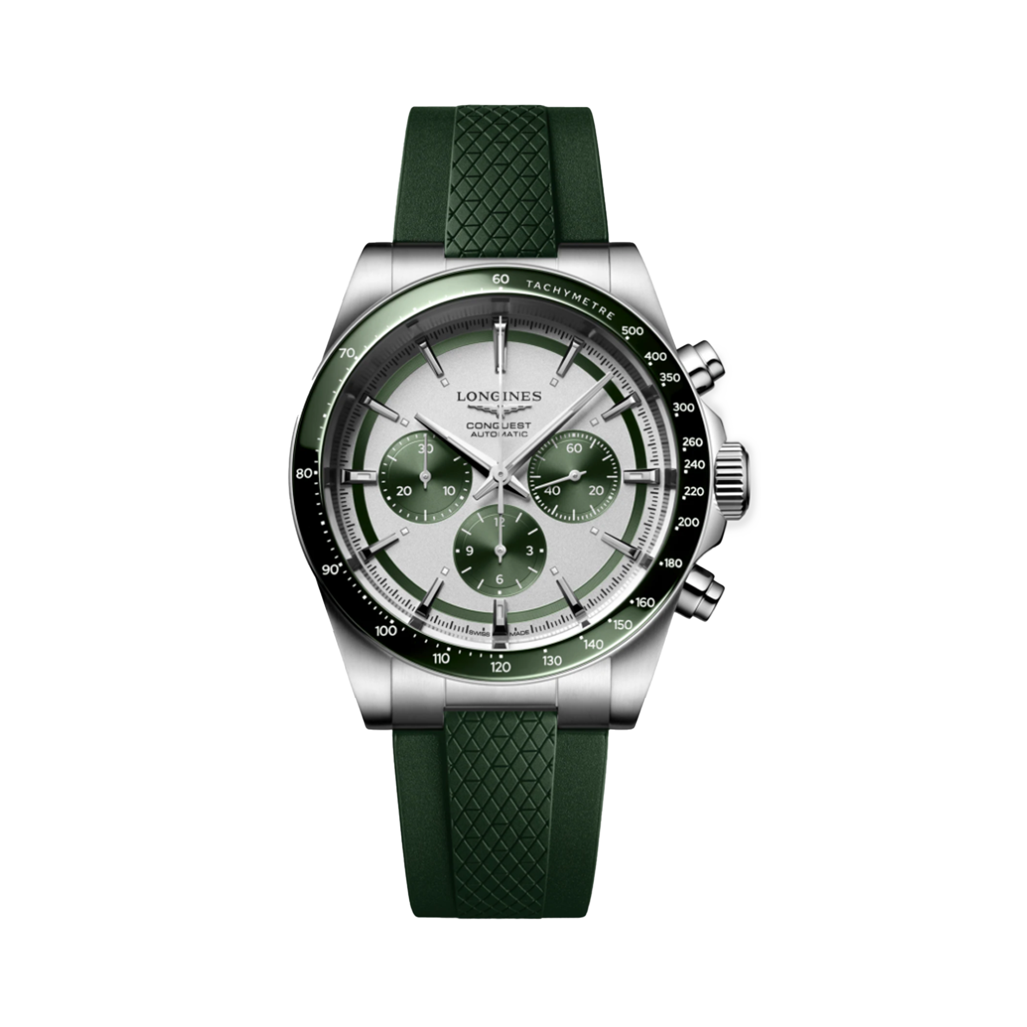 Longines Conquest Men's 42mm Stainless Steel Automatic Chronograph Watch L3.835.4.02.9