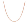 Solid Belcher Link Chain in 9ct Rose Gold