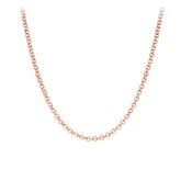 Solid Belcher Link Chain in 9ct Rose Gold