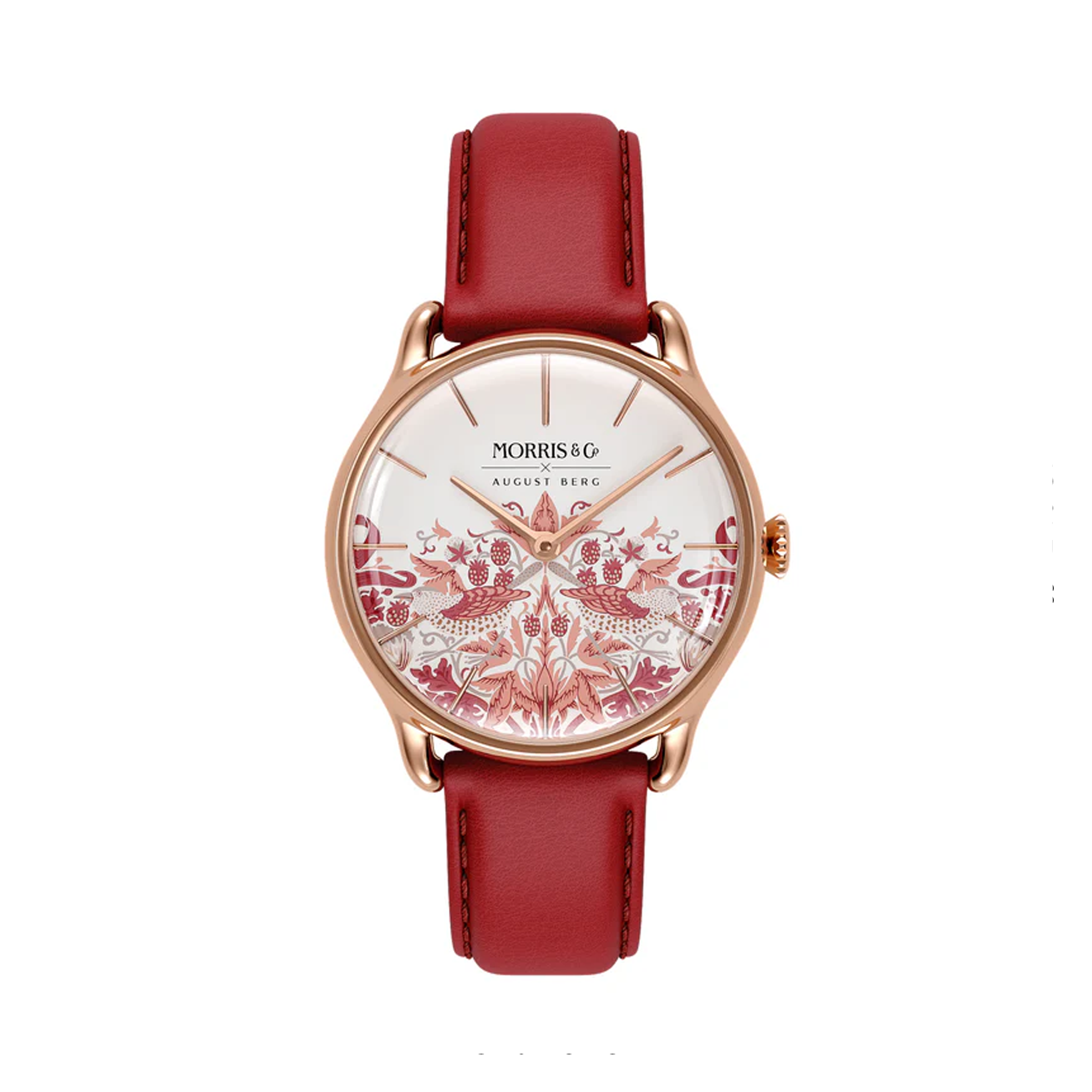 August Berg Simply Strawberry Thief Quartz 30mm Watch M1ST0530A30LRO