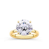 Everlasting 5.00ct TW Round Brilliant Cut Lab-Grown Diamond Engagement Ring in 18ct Yellow Gold