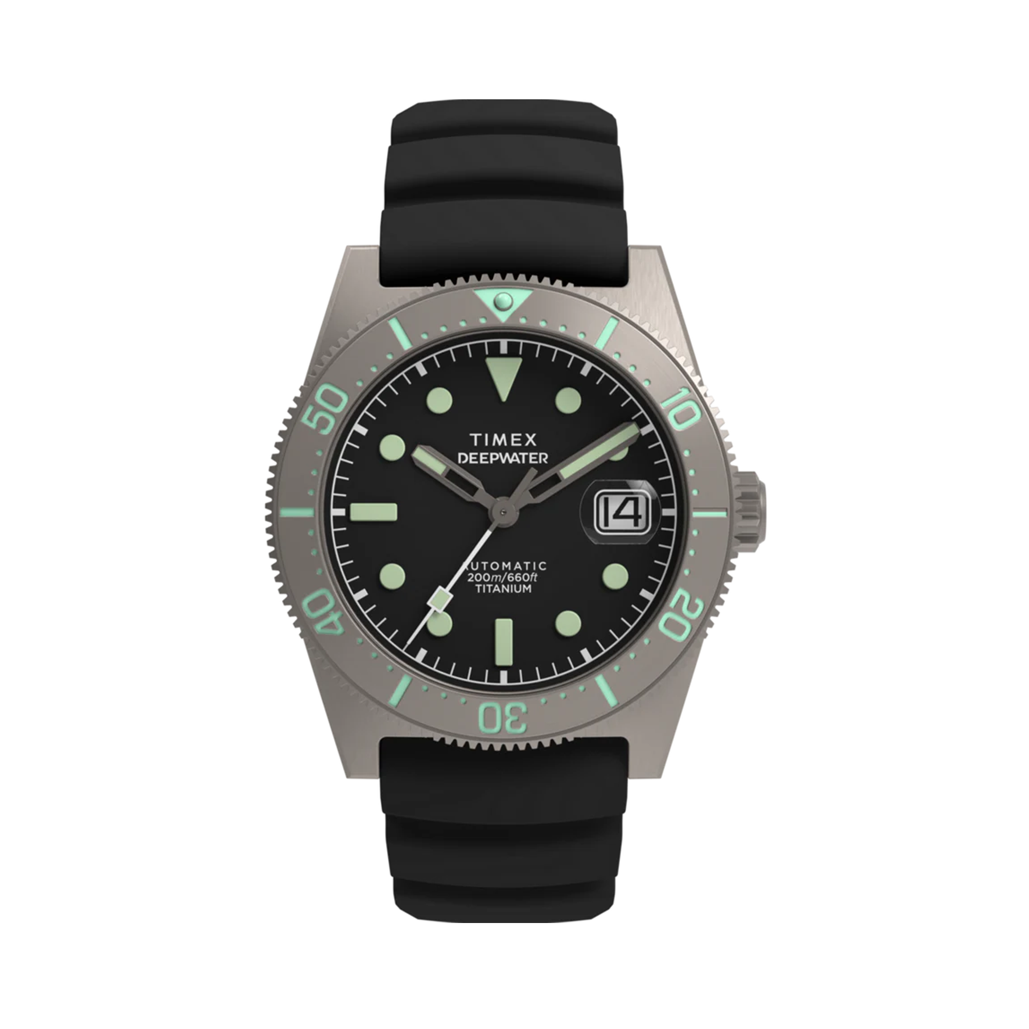 Timex Deepwater Reef 200 Men's 40mm Titanium Automatic Watch TW2W73800
