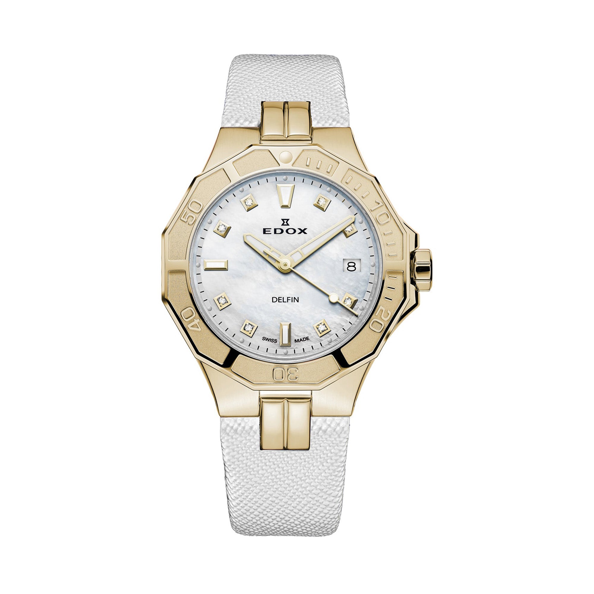 Edox Delfin Quartz Women’s 38mm Watch 5302037JCNADD