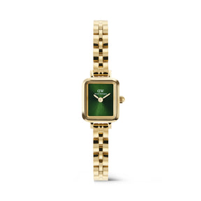 Daniel Wellington Quadro Mini Arch 3-link Emerald Sunray Gold