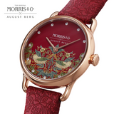 August Berg x Morris & Co Petite Strawberry Thief Quartz Women's 26mm Watch M1ST0926A17LRDE