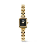 Daniel Wellington Quadro Mini Arch 3-link Onyx Sunray Gold