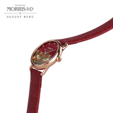 August Berg x Morris & Co Petite Strawberry Thief Quartz Women's 26mm Watch M1ST0926A17LRDE