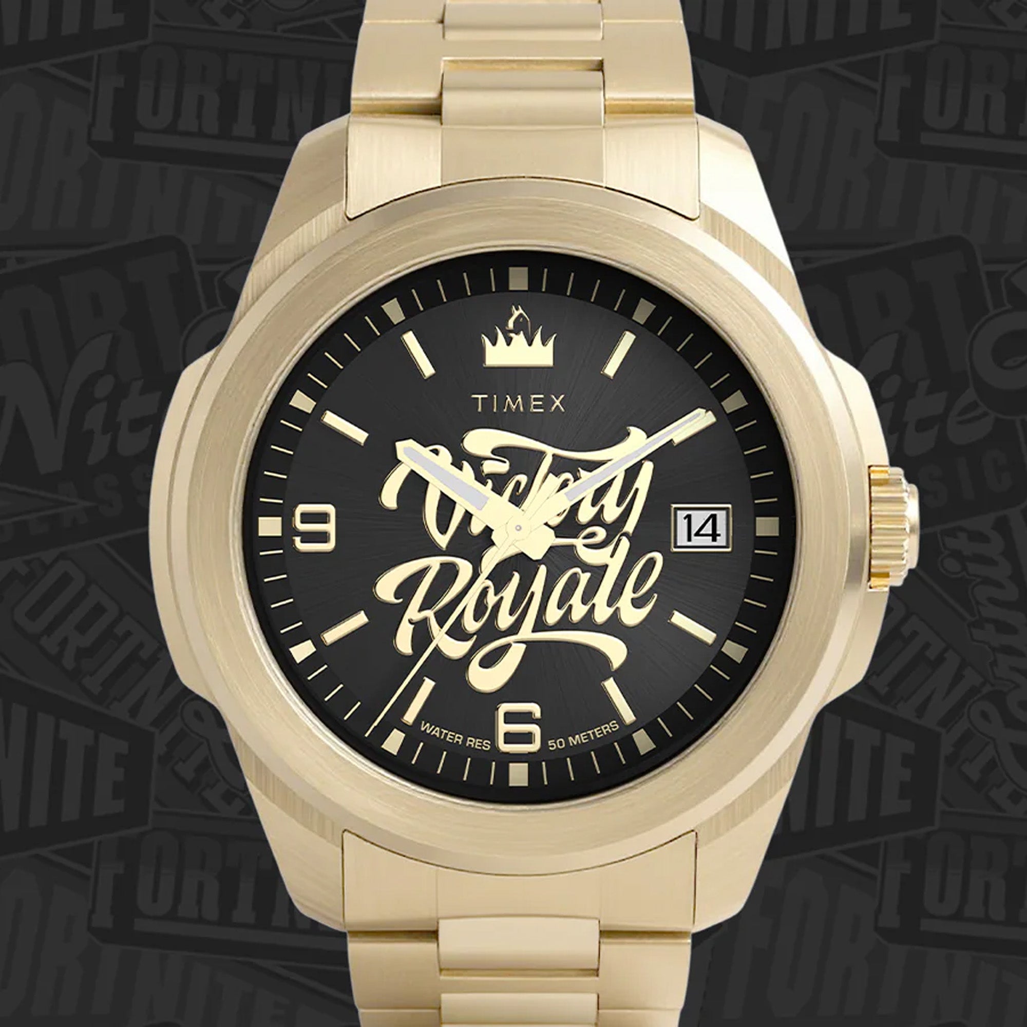Timex x Fortnite Essex Quartz Men's 45mm Watch TW2Y47200