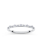 Everlasting Promise Round Brilliant Lab-Grown Diamond Ring in 9ct White Gold