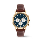 Daniel Wellington Iconic Chronograph St Mawes Arctic Panda Gold