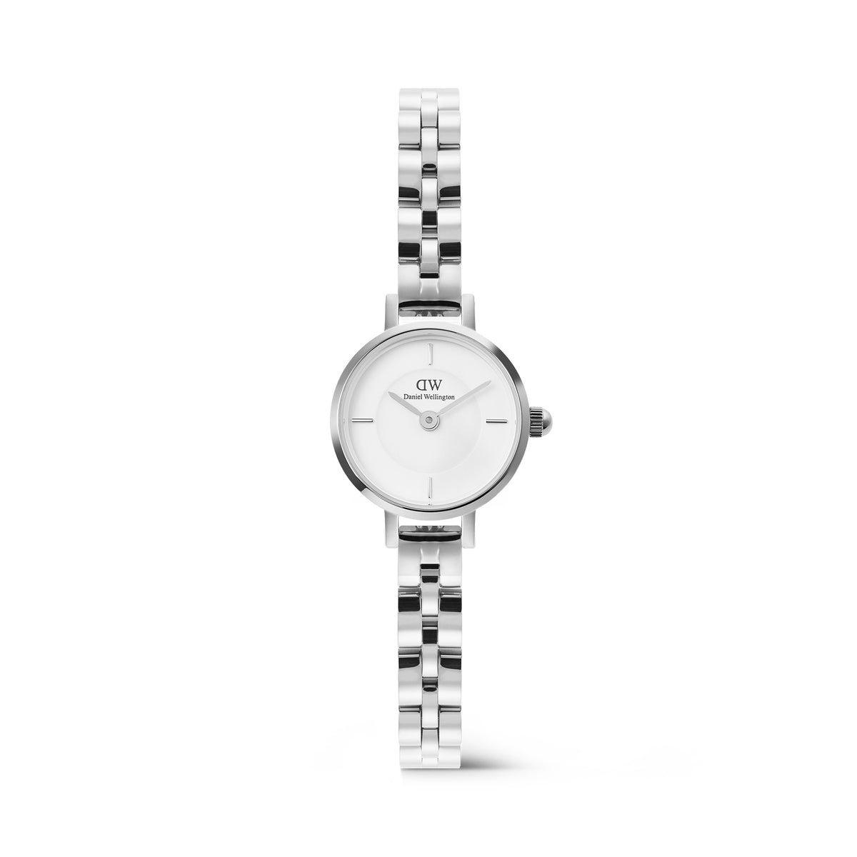 Daniel Wellington Petite Mini Arch 3-link White Silver