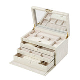 WOLF Lauren Large Jewellery Box Ivory 349852
