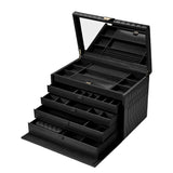 WOLF Lauren Extra Large Jewellery Box Black 349902