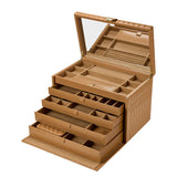 WOLF Lauren Extra Large Jewellery Box Caramel 349907
