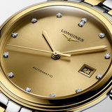 Longines Flagship Men's 38.5mm Stainless Steel & Yellow Plated Two-Tone Automatic Watch L4.974.3.37.7