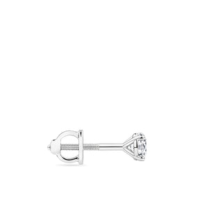 0.50ct TW Diamond Solitaire Earrings in 9ct White Gold