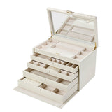 WOLF Lauren Extra Large Jewellery Box Ivory 349952