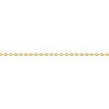 Diamond Cut Cable 45cm Chain in 18ct Yellow Gold