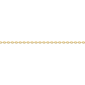 Diamond Cut Cable 45cm Chain in 18ct Yellow Gold