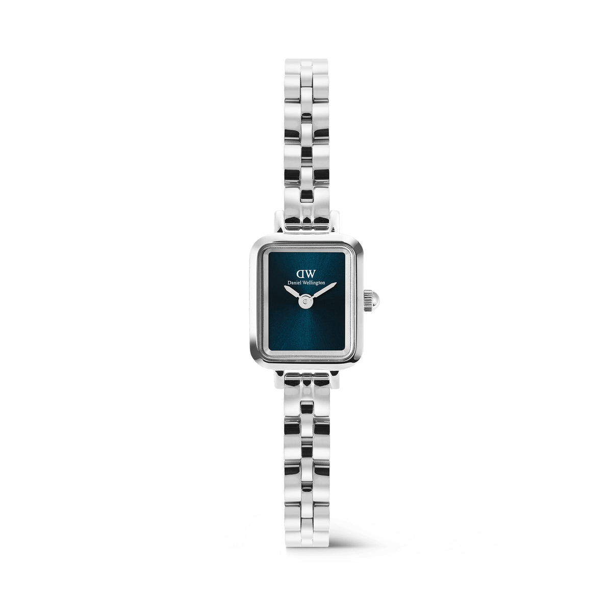 Daniel Wellington Quadro Mini Arch 3-link Arctic Sunray Silver